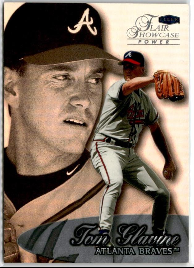 1999 Flair Showcase Tom Glavine [Row 1] #53 card