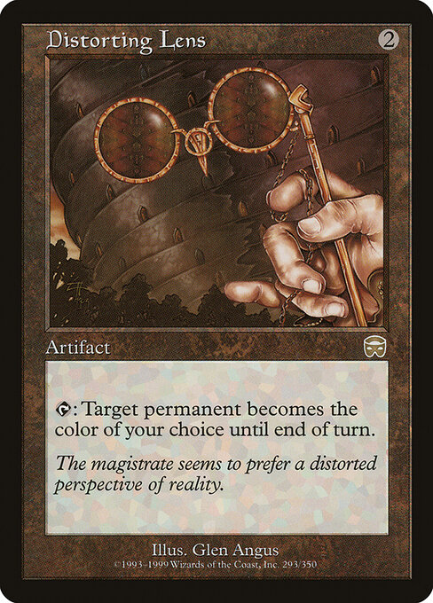 1999 Mercadian Masques Distorting Lens #293 card