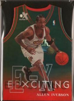 1999 Skybox E-X E-Xciting Allen Iverson #3 card