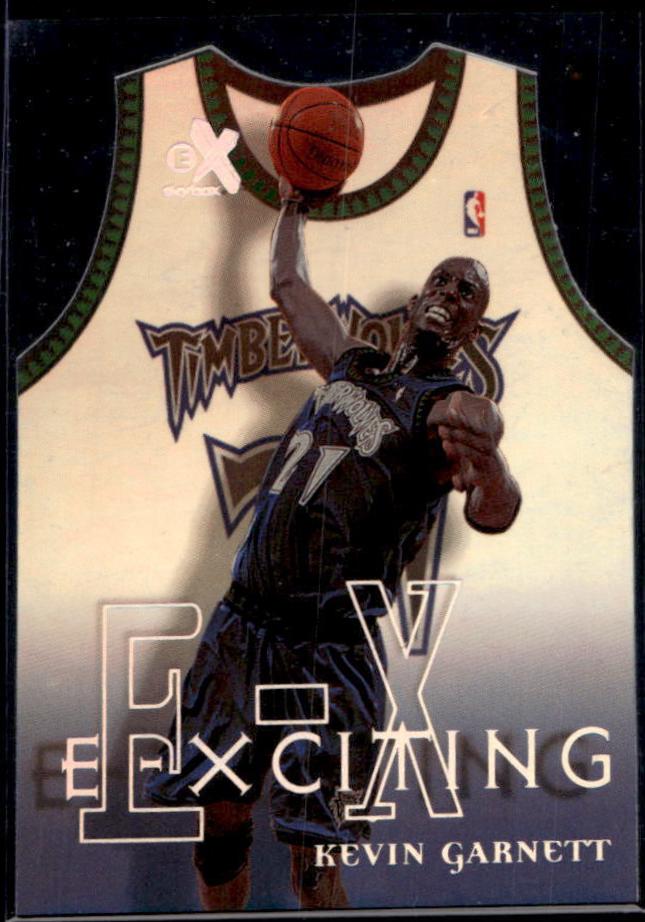 1999 Skybox E-X E-Xciting Kevin Garnett #4 card