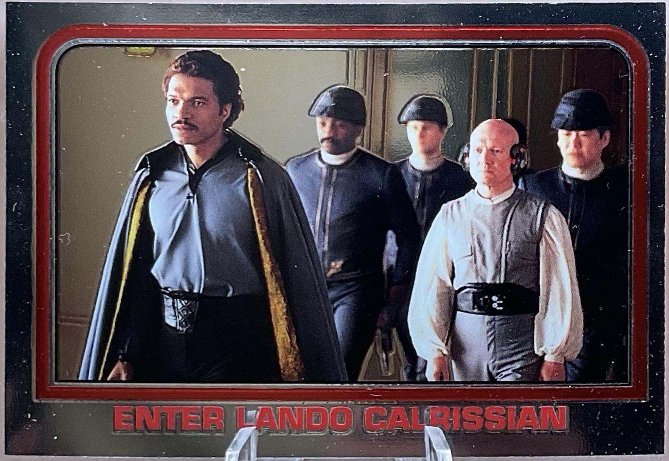 1999 Topps Chrome Archives Enter Lando Calrissian #48 card