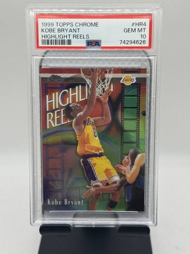 1999 Topps Chrome Highlight Reels Kobe Bryant #HR4 card