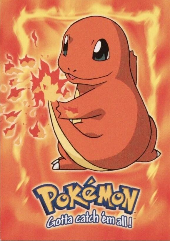 1999 Topps Movie Evolution Charmander #E4 card
