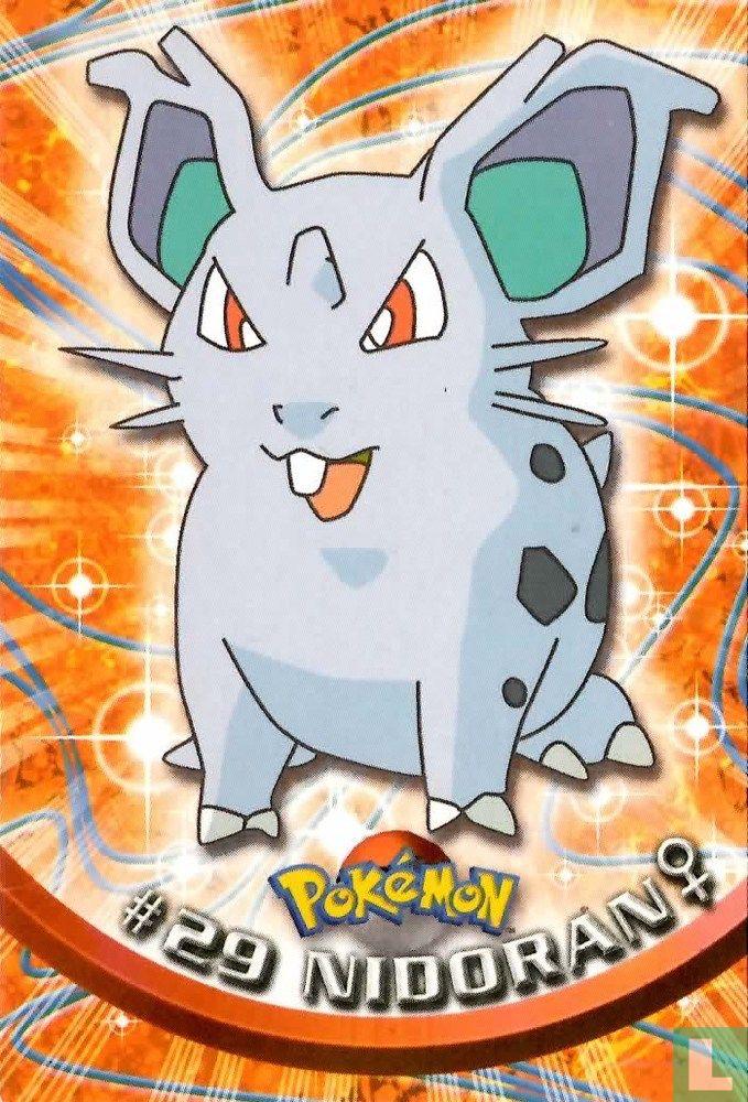 1999 Topps TV Nidoran #29 card
