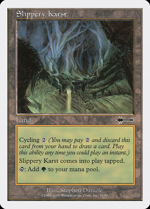 2000 Beatdown Box Set Slippery Karst #76 card