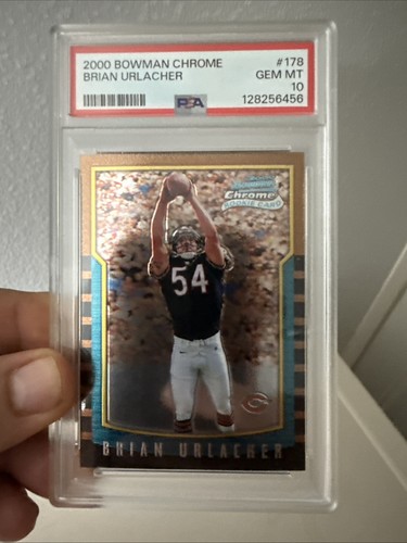 2000 Bowman Chrome Brian Urlacher #178 card