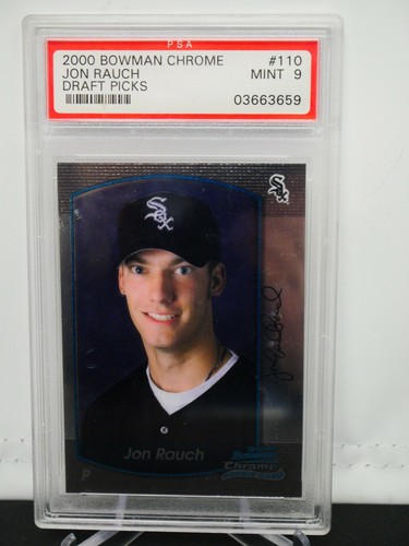 2000 Bowman Chrome Draft Picks Jon Rauch #110 card