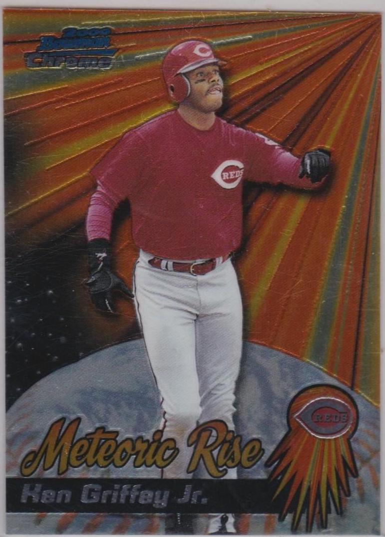 2000 Bowman Chrome Meteoric Rise Ken Griffey Jr #MR3 card