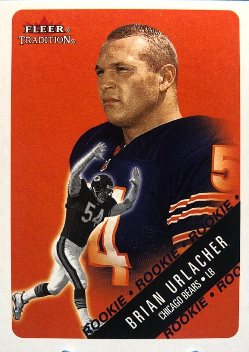 2000 Fleer Tradition Brian Urlacher #309 card