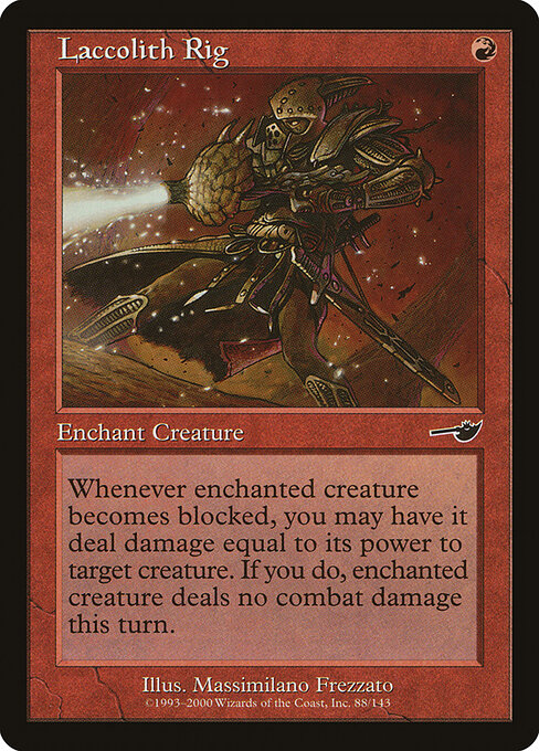 2000 Nemesis Laccolith Rig #88 card