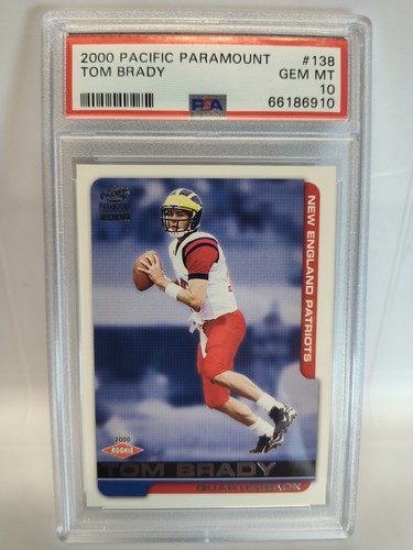 2000 Pacific Paramount Tom Brady #138 card