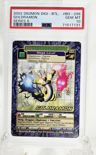 2000 Series 6 Booster Goldramon #BO-296 card