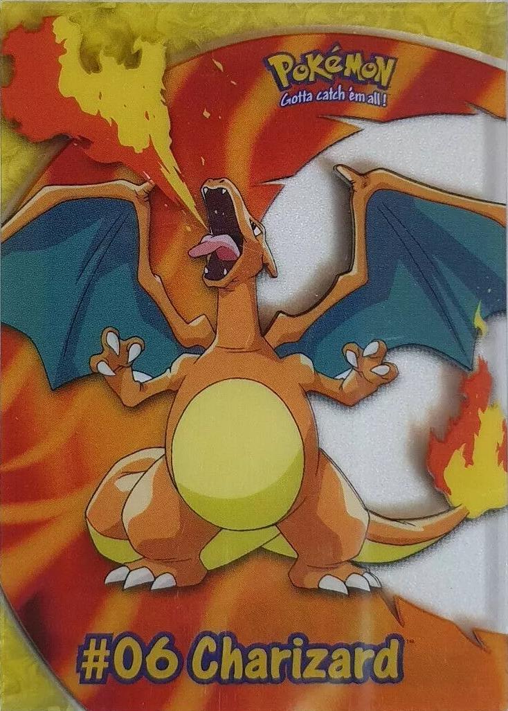 2000 Topps TV Clear Charizard #PC3 card