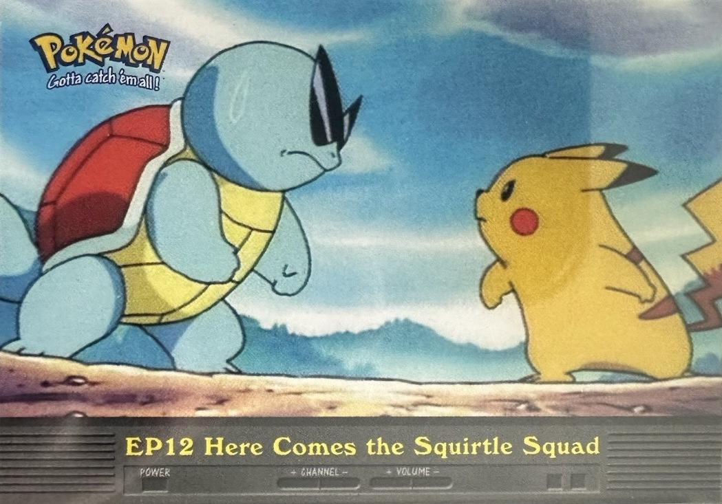 2000 Topps TV Here Comes the Squirtle Squad #EP12 card
