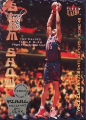 2000 Ultra Slam Show Vince Carter #7SS card