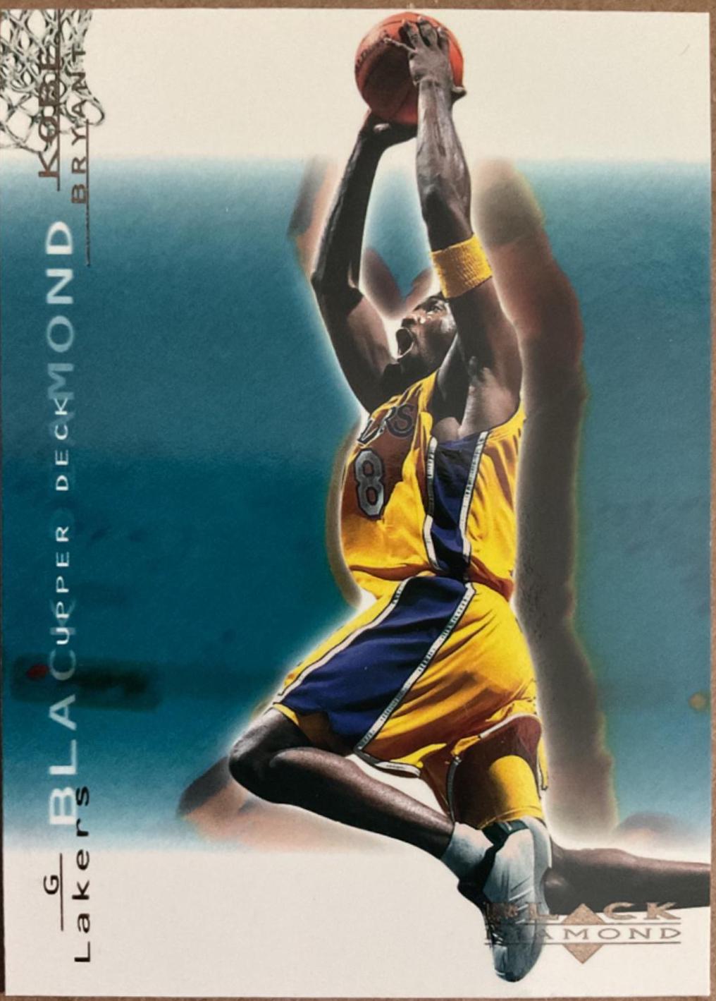 2000 Upper Deck Black Diamond kobe Bryant #38 card