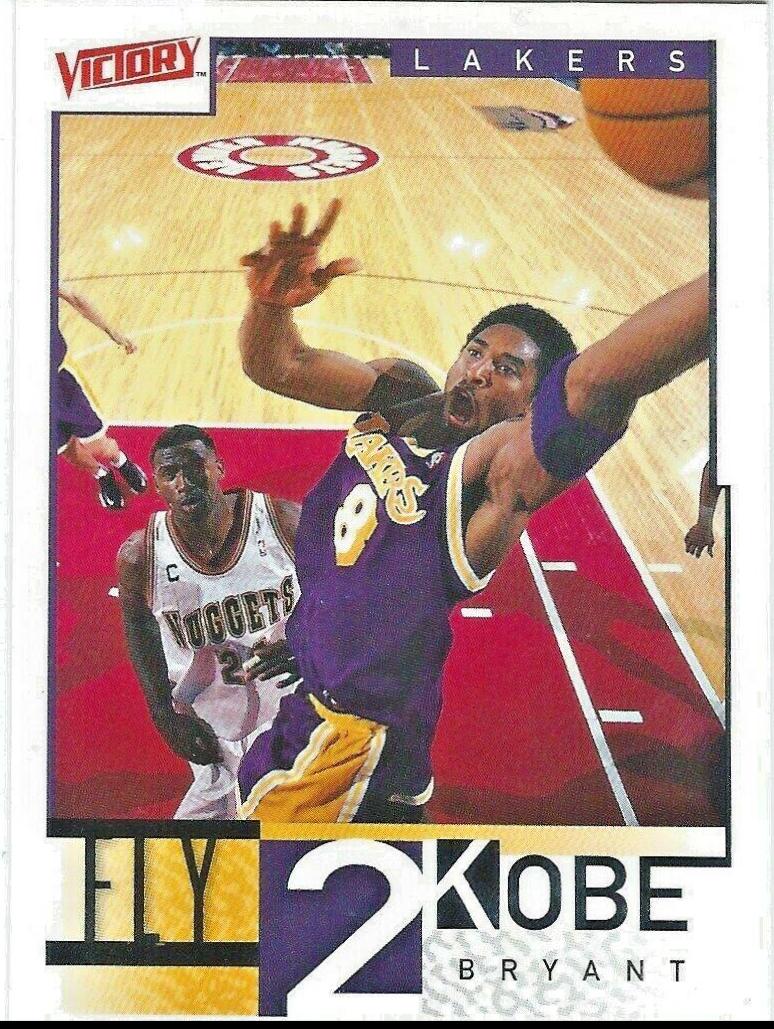 2000 Upper Deck Victory Kobe Bryant #296 card