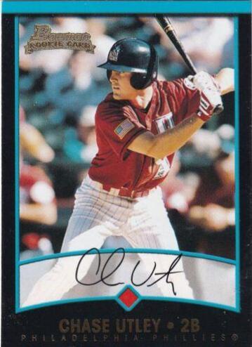 2001 Bowman Draft Picks Chase Utley #69 card