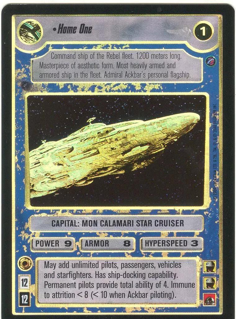 2001 CCG Reflections II Home One [Foil] card