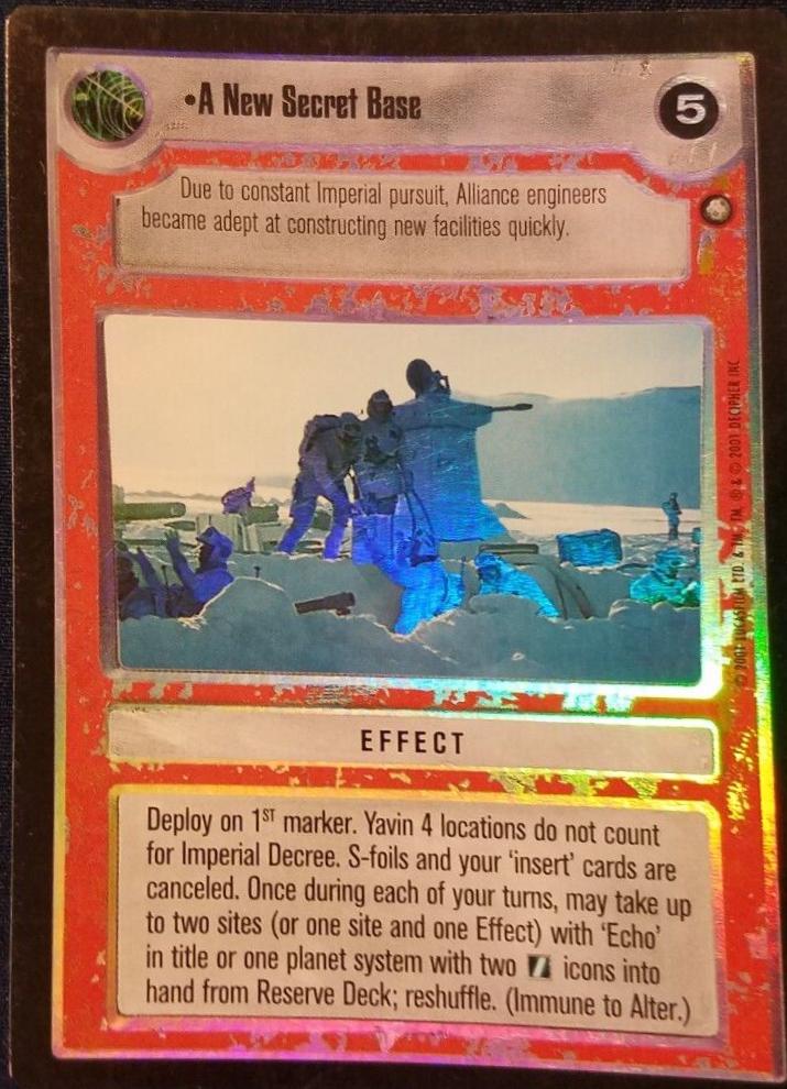 2001 CCG Reflections III A New Secret Base [Foil] card