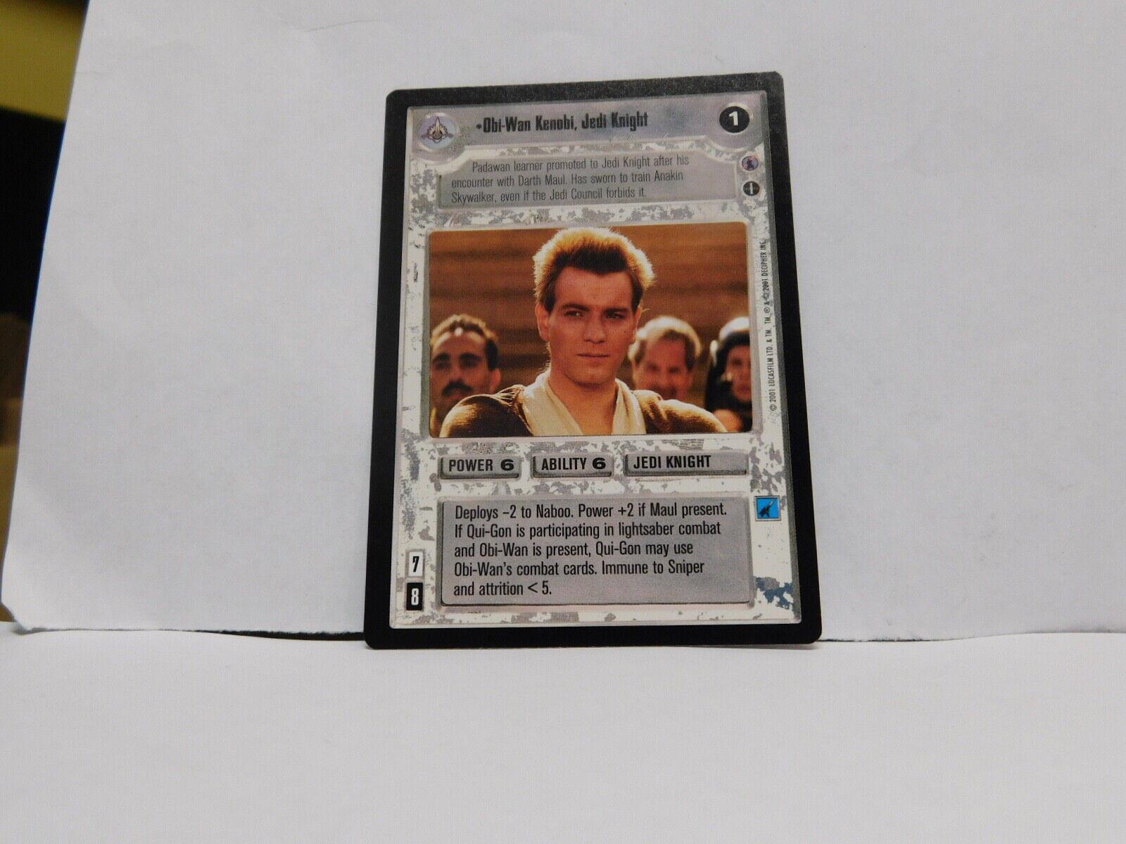 2001 CCG Reflections III Obi-Wan Kenobi, Jedi Knight card