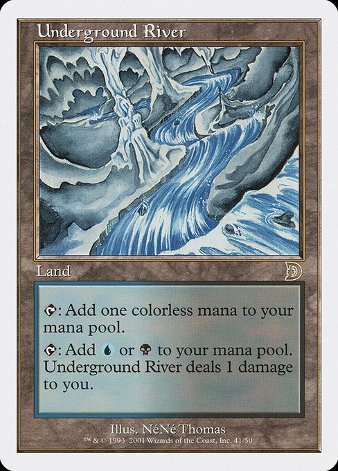 2001 Deckmasters Underground River #41 card