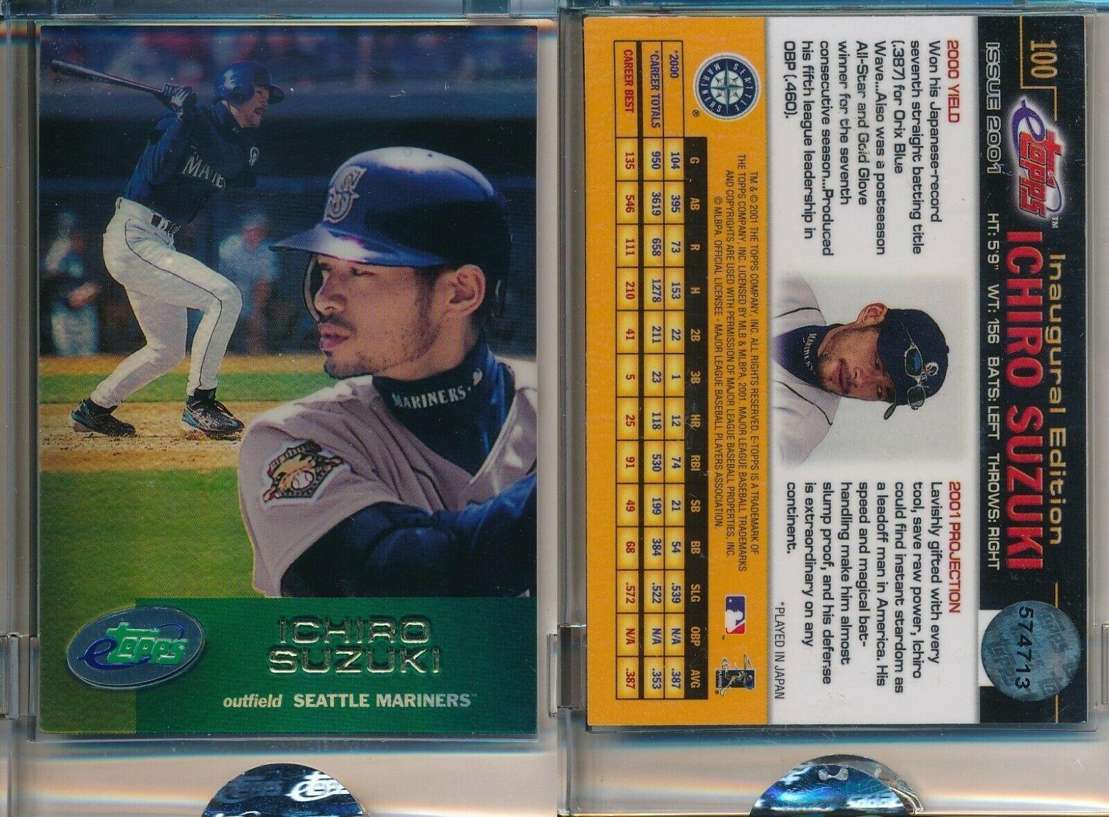 2001 Etopps Ichiro Suzuki #100 card