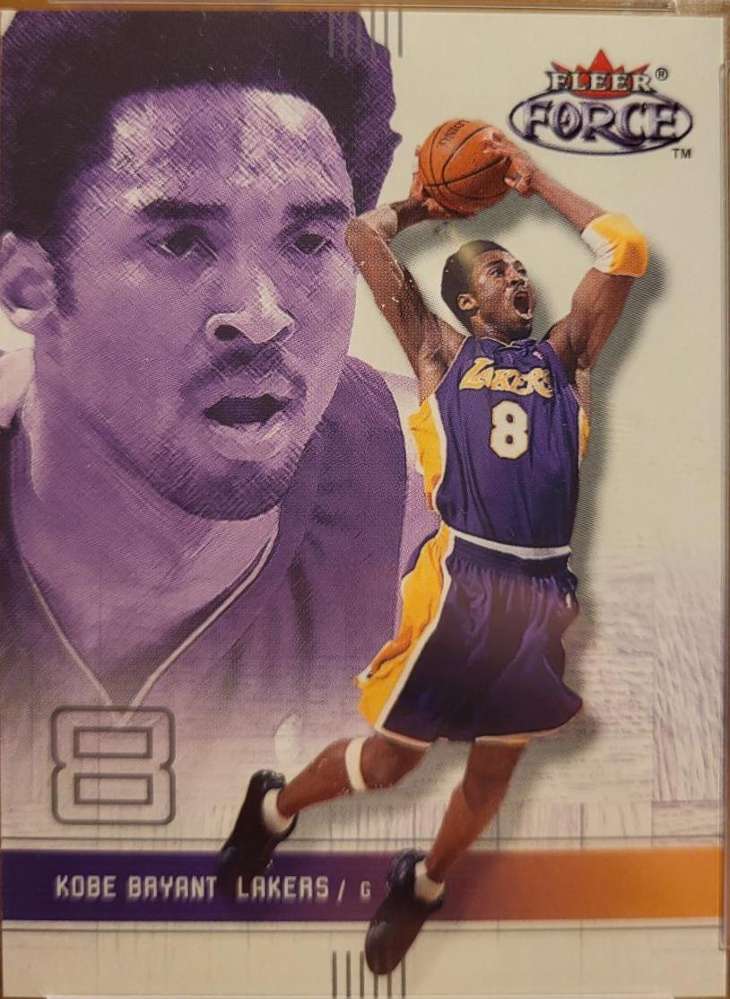 2001 Fleer Force Kobe bryant #25 card