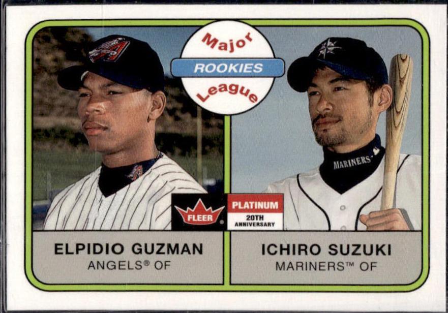2001 Fleer Platinum Elpidio Guzman / Ichiro Suzuki #252 card