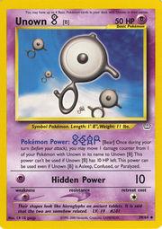2001 Neo Revelation Unown B #39 card