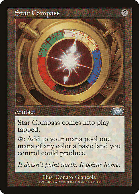 2001 Planeshift Star Compass #134 card