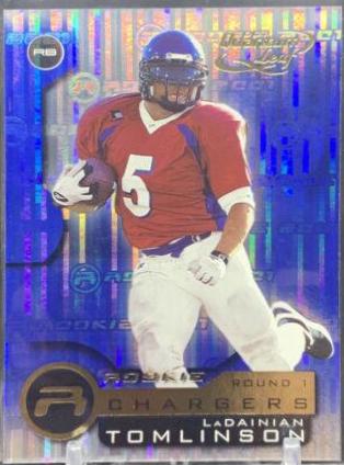 2001 Quantum Leaf LaDainian Tomlinson [San Diego Chargers] #210 card