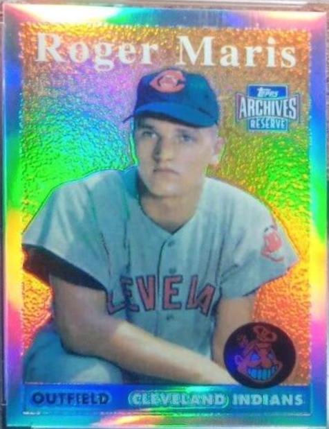 2001 Topps Archives Reserve Roger Maris [1958 Reprint] #46 card
