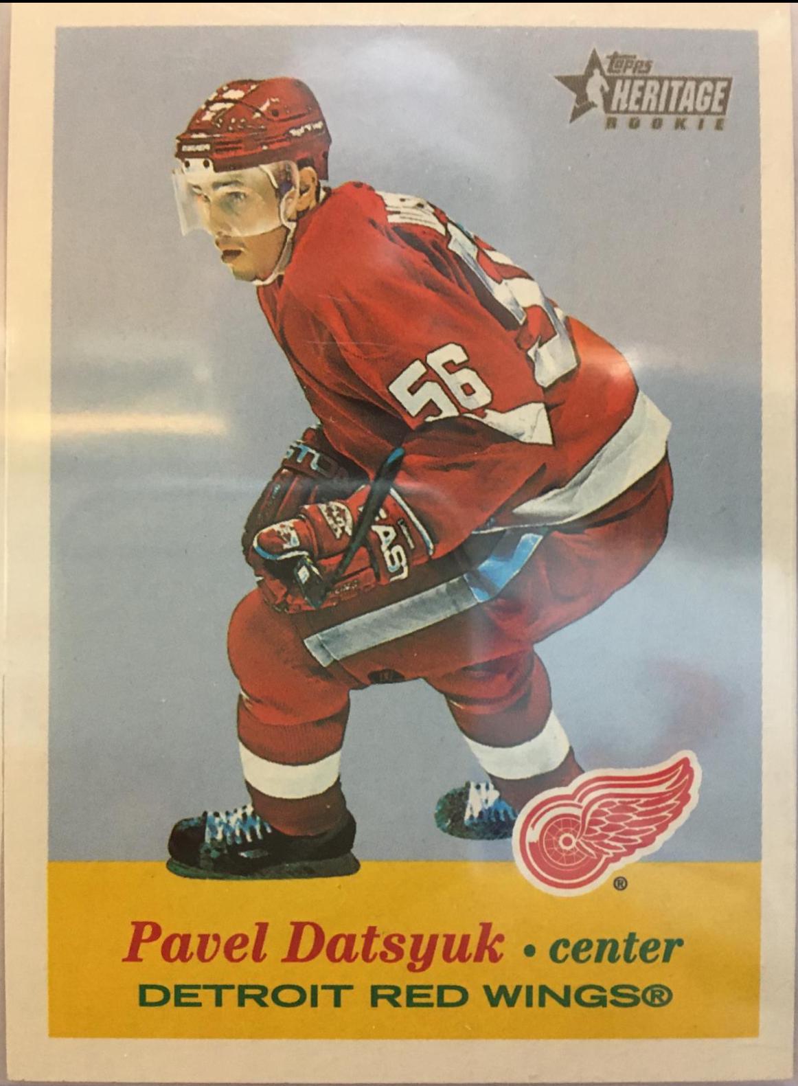 2001 Topps Heritage Pavel Datsyuk #151 card