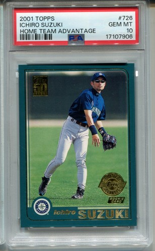 2001 Topps Ichiro Suzuki [Home Team Advantage] #726 card