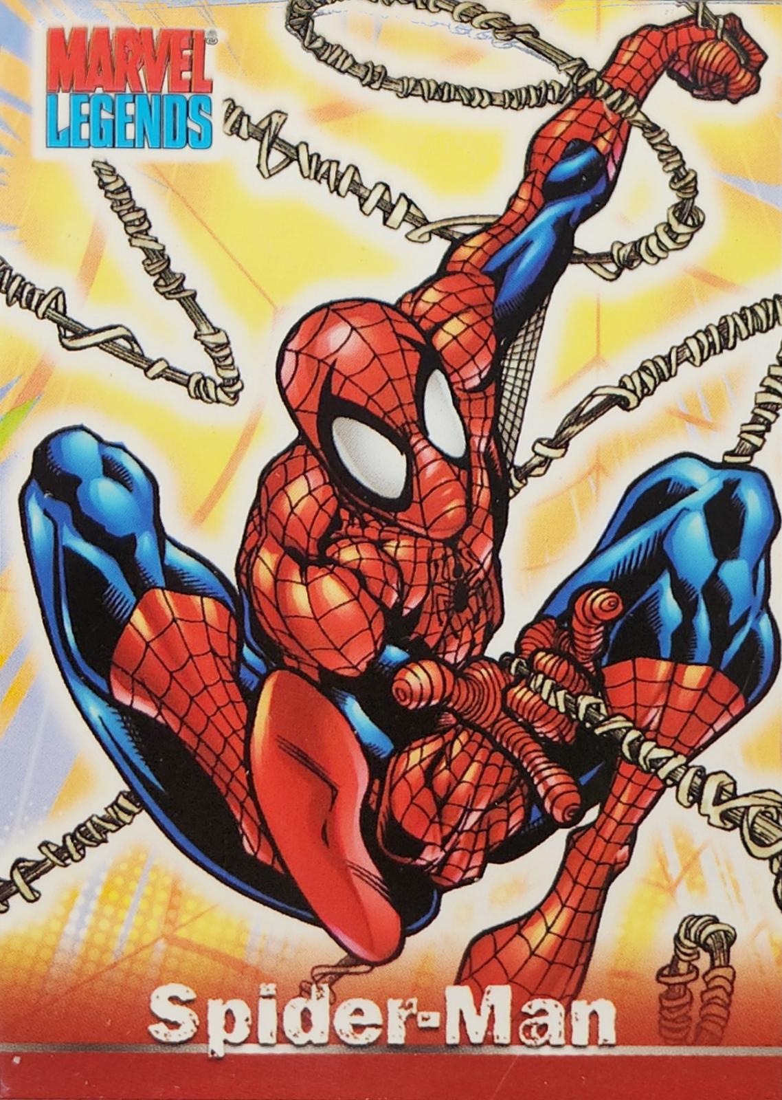2001 Topps Legends Spider-Man #1 card