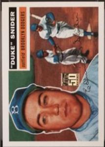 2001 Topps Through the Years Duke Snider [1956] #7 card