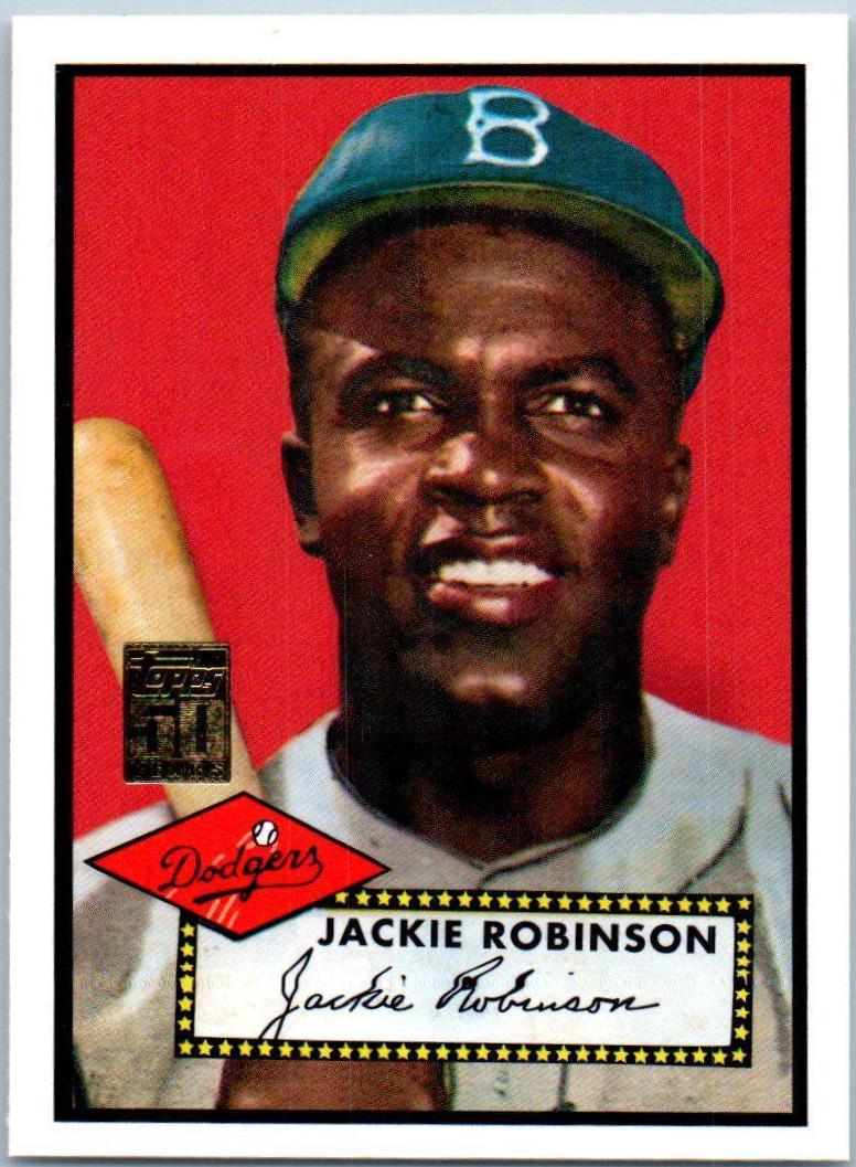 2001 Topps Through the Years Jackie Robinson [1952] #5 card