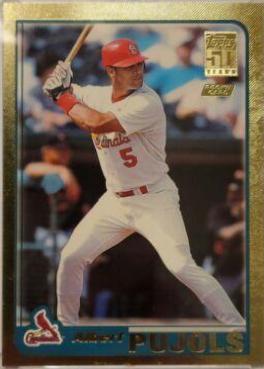 2001 Topps Traded Albert Pujols [Gold] #T247 card