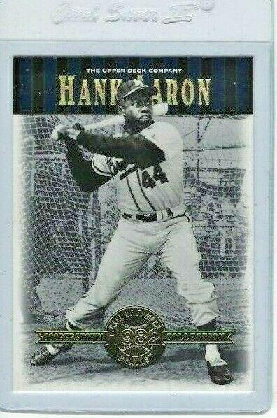 2001 Upper Deck Hall of Famers Hank Aaron #2 card