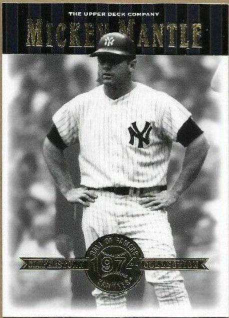 2001 Upper Deck Hall of Famers Mickey Mantle #49 card