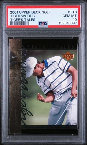 2001 Upper Deck Tiger's Tales Tiger Woods #TT6 card