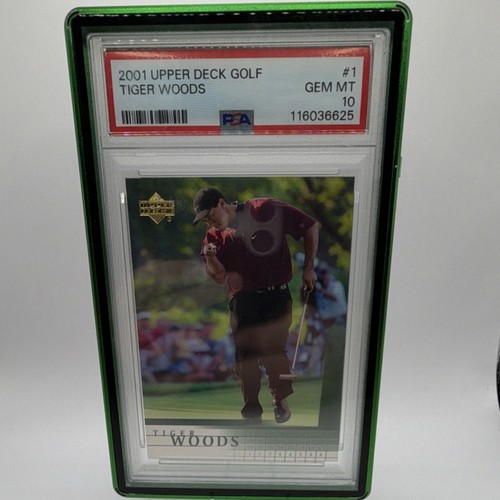 2001 Upper Deck Tiger Woods #1 card