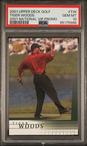 2001 Upper Deck Tiger Woods [VIP Promo] #TW card