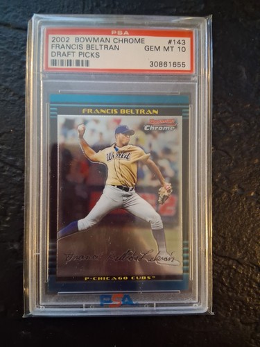 2002 Bowman Chrome Draft Picks Francis Beltran #143 card