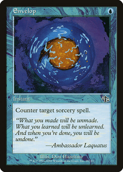2002 Judgment Envelop #39 card