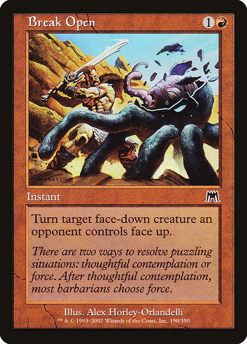 2002 Onslaught Break Open #190 card