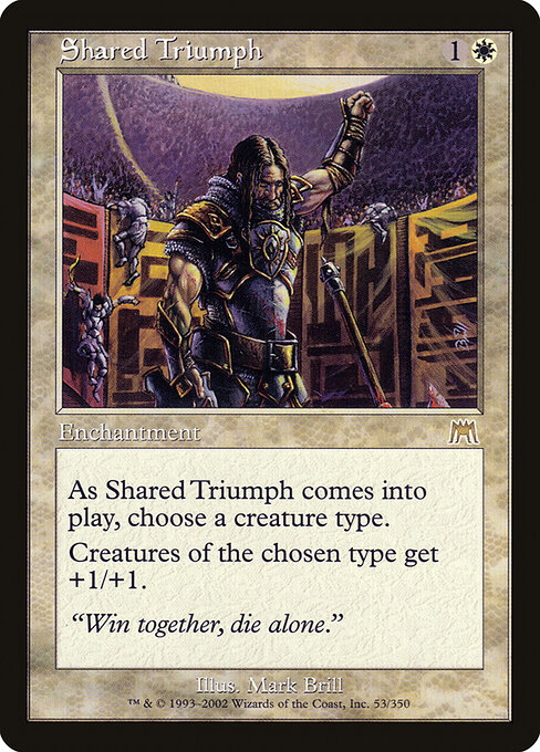 2002 Onslaught Shared Triumph #53 card
