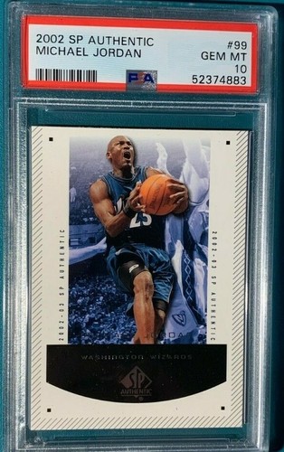 2002 SP Authentic Michael Jordan #99 card