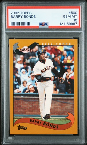2002 Topps Barry Bonds #500 card